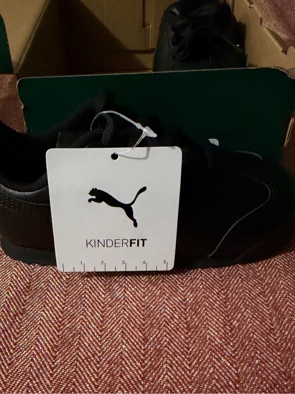 Puma Kids' Black Low-Top Sneakers